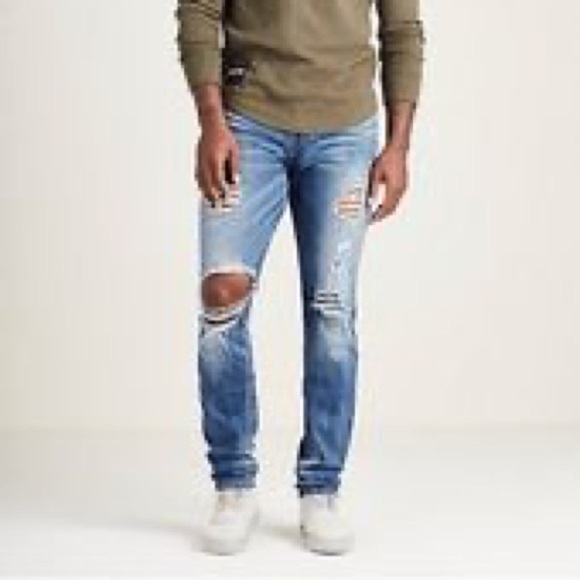 True Religion Russell Westbrook Rocco Decontracte Jeans - Picture 1 of 8